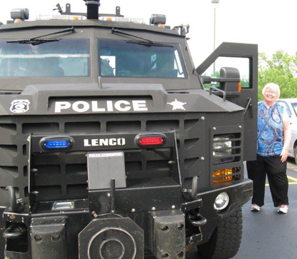 SWAT Vehicle at Writers Police Academy